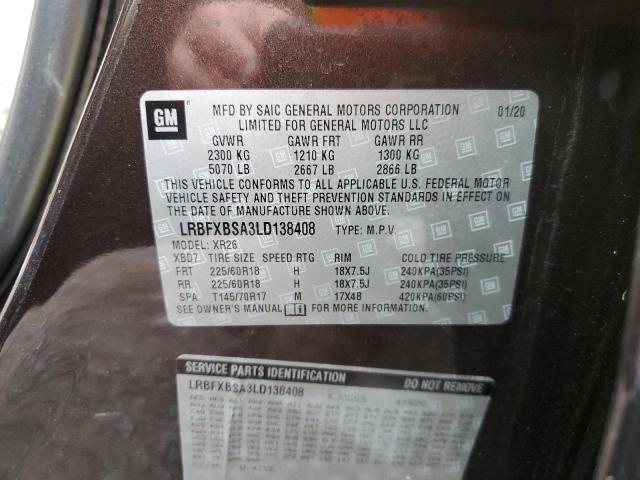 Photo 12 VIN: LRBFXBSA3LD138408 - BUICK ENVISION P 