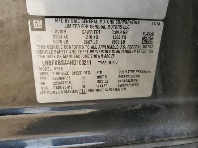 Photo 12 VIN: LRBFXBSA4HD100211 - BUICK ENVISION E 