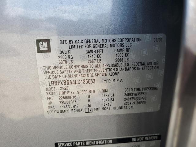 Photo 12 VIN: LRBFXBSA4LD136053 - BUICK ENVISION P 