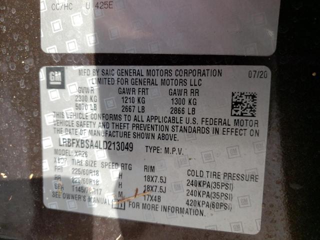 Photo 9 VIN: LRBFXBSA4LD213049 - BUICK ENVISION P 