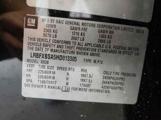 Photo 9 VIN: LRBFXBSA5HD013305 - BUICK ENVISION E 