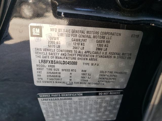 Photo 9 VIN: LRBFXBSA6LD045088 - BUICK ENVISION P 