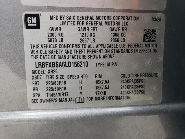 Photo 12 VIN: LRBFXBSA6LD156210 - BUICK ENVISION P 