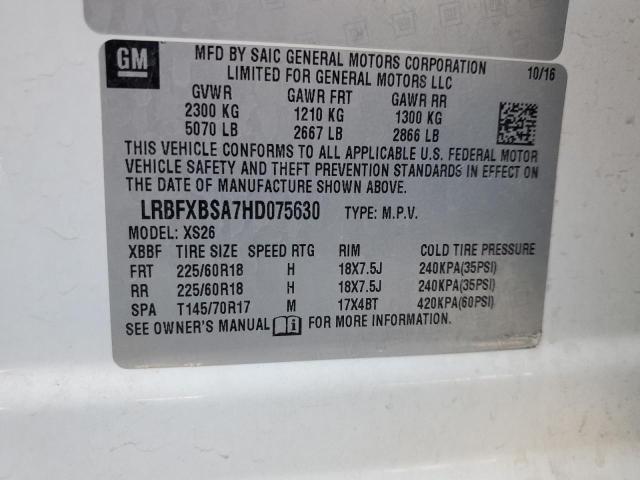 Photo 12 VIN: LRBFXBSA7HD075630 - BUICK ENVISION E 