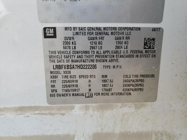 Photo 12 VIN: LRBFXBSA7HD222206 - BUICK ENVISION 