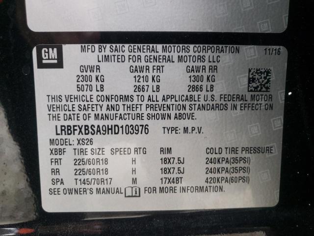 Photo 9 VIN: LRBFXBSA9HD103976 - BUICK ENVISION E 