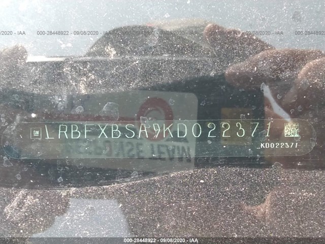 Photo 8 VIN: LRBFXBSA9KD022371 - BUICK ENVISION 