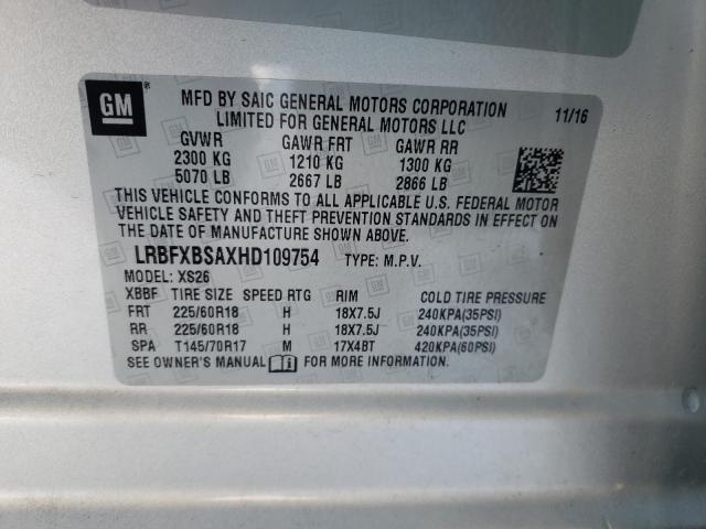 Photo 9 VIN: LRBFXBSAXHD109754 - BUICK ENVISION E 