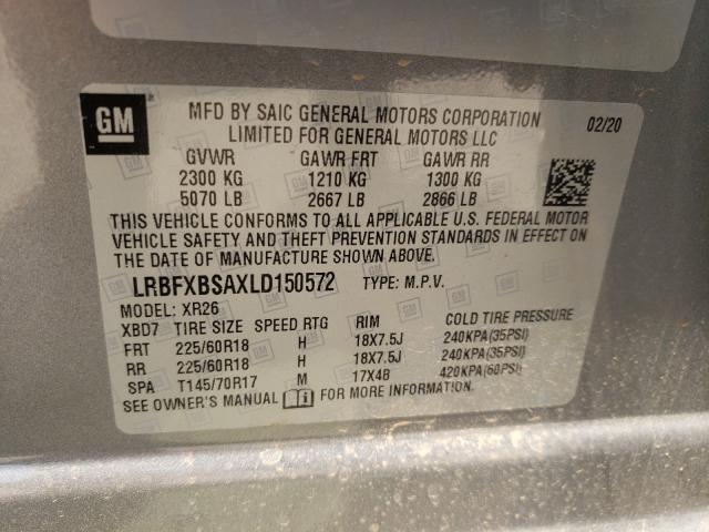 Photo 9 VIN: LRBFXBSAXLD150572 - BUICK ENVISION 