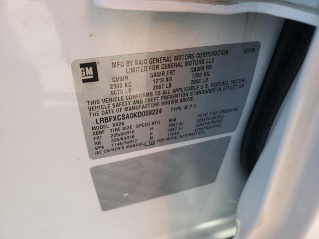 Photo 12 VIN: LRBFXCSA0KD009224 - BUICK ENVISION E 