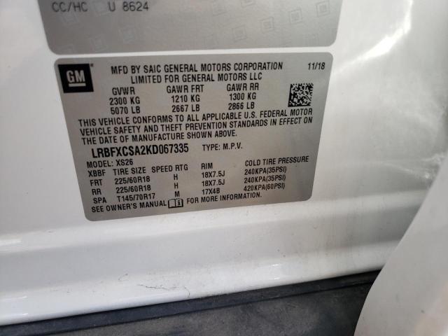 Photo 11 VIN: LRBFXCSA2KD067335 - BUICK ENVISION 