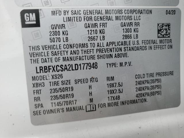 Photo 11 VIN: LRBFXCSA2LD177948 - BUICK ENVISION 