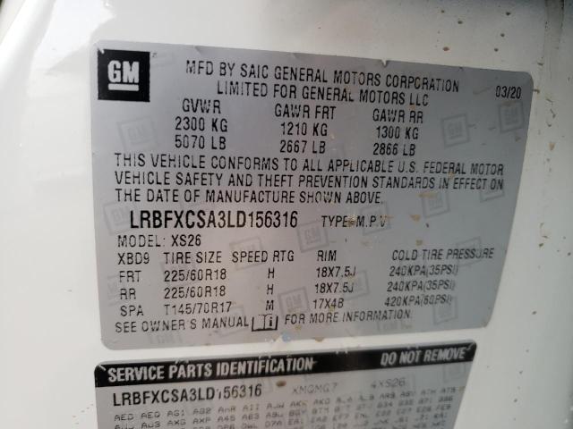 Photo 11 VIN: LRBFXCSA3LD156316 - BUICK ENVISION 