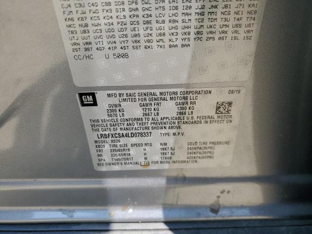 Photo 12 VIN: LRBFXCSA4LD078337 - BUICK ENVISION E 