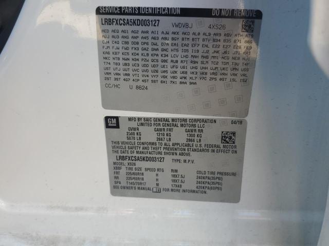 Photo 12 VIN: LRBFXCSA5KD003127 - BUICK ENVISION 