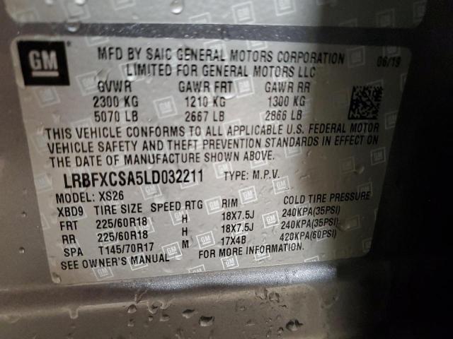 Photo 12 VIN: LRBFXCSA5LD032211 - BUICK ENVISION E 