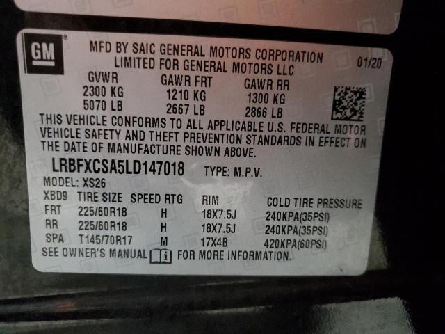 Photo 11 VIN: LRBFXCSA5LD147018 - BUICK ENVISION E 