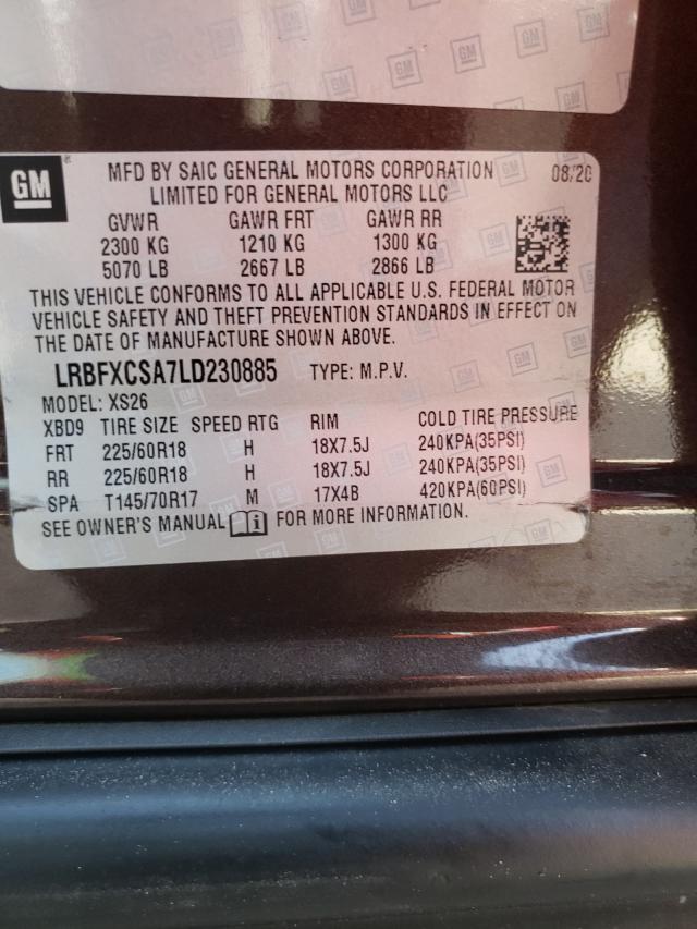 Photo 9 VIN: LRBFXCSA7LD230885 - BUICK ENVISION E 