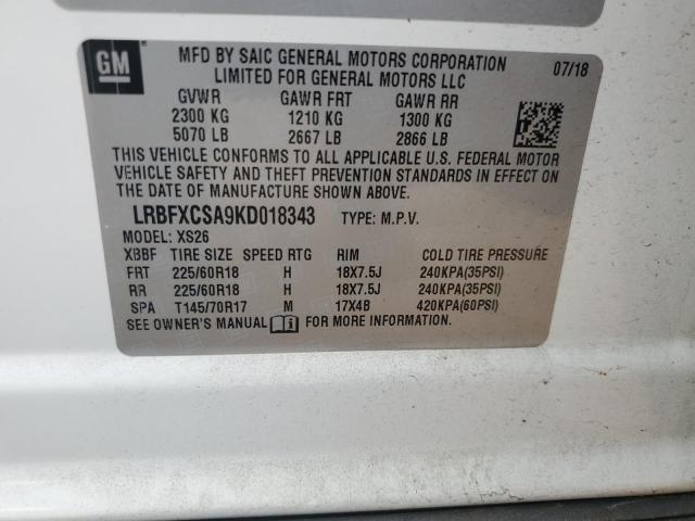 Photo 13 VIN: LRBFXCSA9KD018343 - BUICK ENVISION 