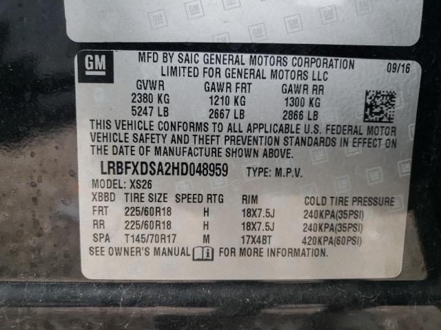 Photo 11 VIN: LRBFXDSA2HD048959 - BUICK ENVISION E 