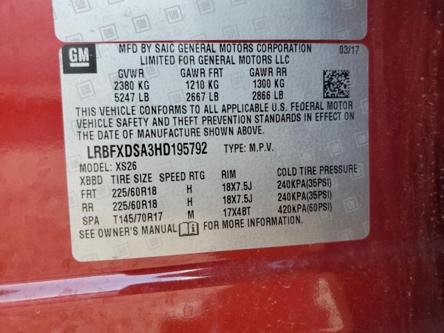 Photo 12 VIN: LRBFXDSA3HD195792 - BUICK ENVISION E 