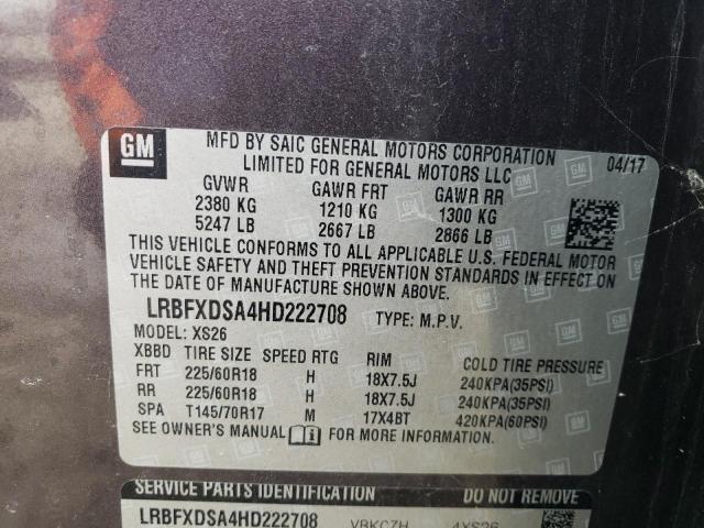 Photo 12 VIN: LRBFXDSA4HD222708 - BUICK ENVISION E 