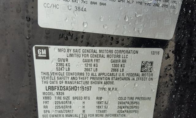 Photo 9 VIN: LRBFXDSA5HD119197 - BUICK ENVISION 