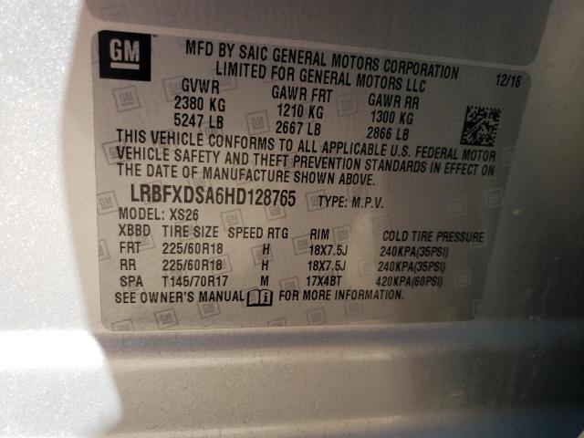 Photo 11 VIN: LRBFXDSA6HD128765 - BUICK ENVISION E 