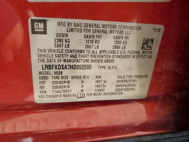 Photo 13 VIN: LRBFXDSA7HD092598 - BUICK ENVISION E 