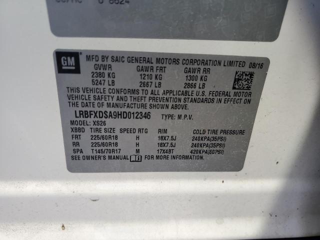 Photo 11 VIN: LRBFXDSA9HD012346 - BUICK ENVISION E 