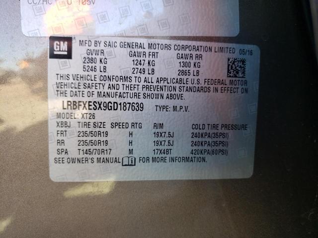 Photo 9 VIN: LRBFXESX9GD187639 - BUICK ENVISION P 