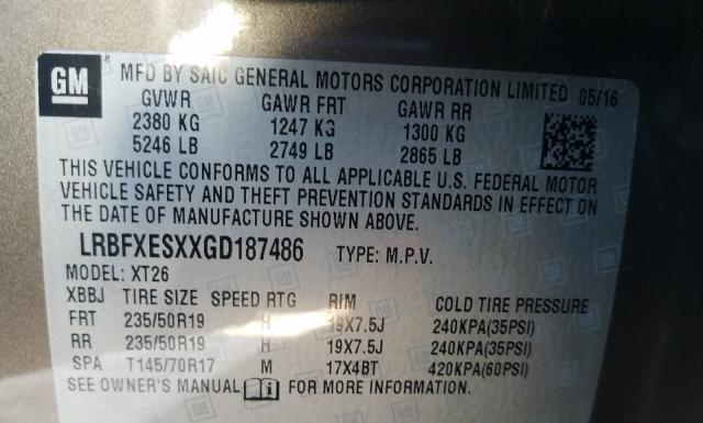 Photo 9 VIN: LRBFXESXXGD187486 - BUICK ENVISION 