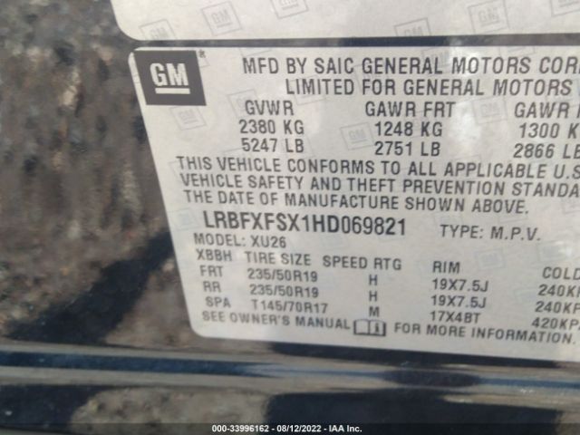 Photo 8 VIN: LRBFXFSX1HD069821 - BUICK ENVISION 