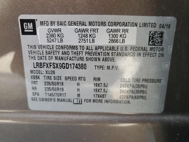 Photo 12 VIN: LRBFXFSX9GD174380 - BUICK ENVISION 