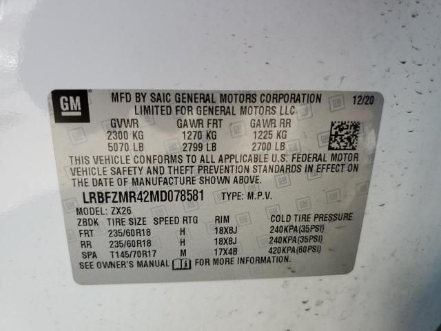 Photo 9 VIN: LRBFZMR42MD078581 - BUICK ENVISION P 