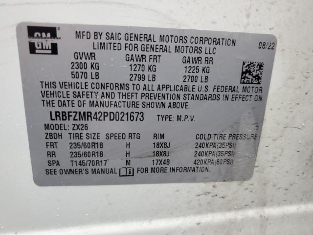 Photo 13 VIN: LRBFZMR42PD021673 - BUICK ENVISION 