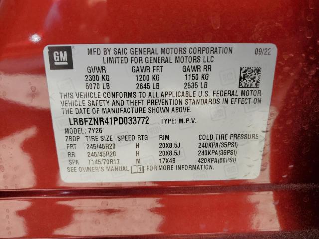 Photo 12 VIN: LRBFZNR41PD033772 - BUICK ENVISION E 