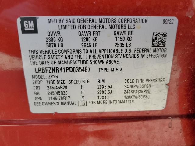 Photo 12 VIN: LRBFZNR41PD035487 - BUICK ENVISION 