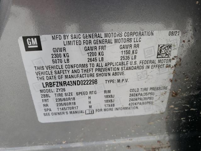 Photo 12 VIN: LRBFZNR43ND022298 - BUICK ENVISION E 