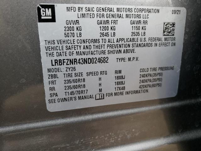 Photo 12 VIN: LRBFZNR43ND024682 - BUICK ENVISION E 