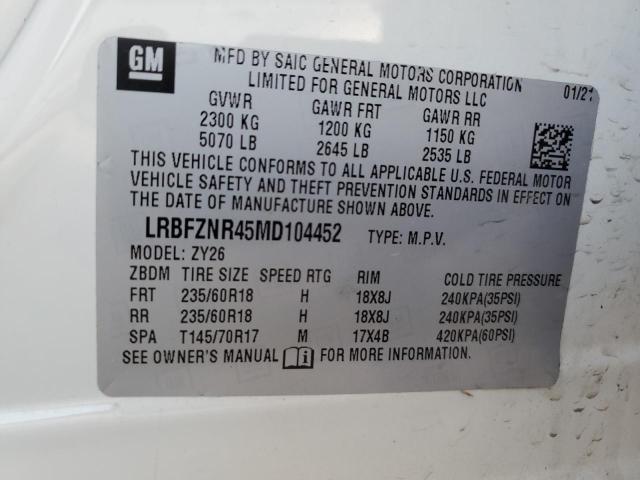 Photo 12 VIN: LRBFZNR45MD104452 - BUICK ENVISION 