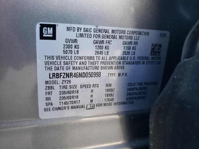 Photo 12 VIN: LRBFZNR46ND050998 - BUICK ENVISION 