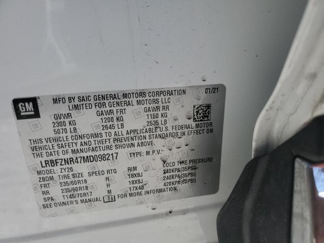 Photo 11 VIN: LRBFZNR47MD098217 - BUICK ENVISION E 