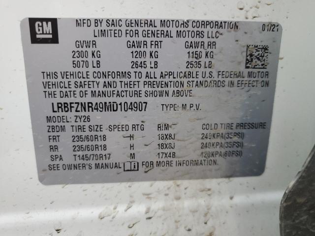 Photo 12 VIN: LRBFZNR49MD104907 - BUICK ENVISION 