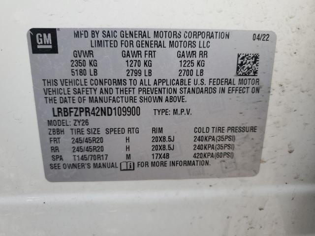 Photo 12 VIN: LRBFZPR42ND109900 - BUICK ENVISION 