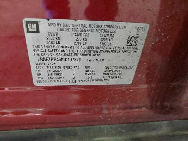 Photo 12 VIN: LRBFZPR46MD197820 - BUICK ENVISION 