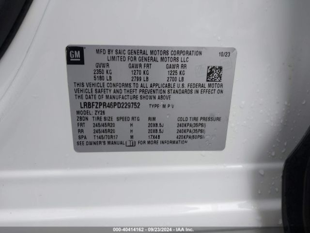 Photo 8 VIN: LRBFZPR46PD229752 - BUICK ENVISION 