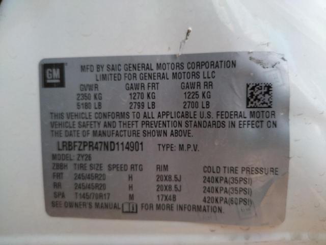 Photo 13 VIN: LRBFZPR47ND114901 - BUICK ENVISION E 