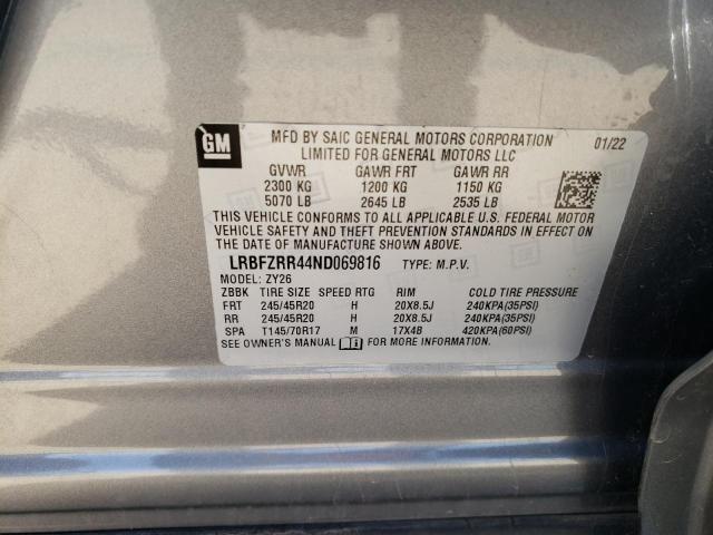 Photo 12 VIN: LRBFZRR44ND069816 - BUICK ENVISION A 