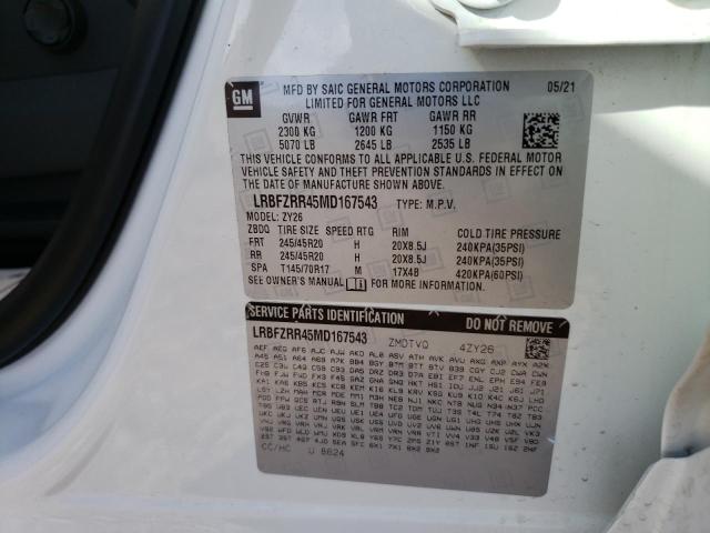 Photo 9 VIN: LRBFZRR45MD167543 - BUICK ENVISION A 